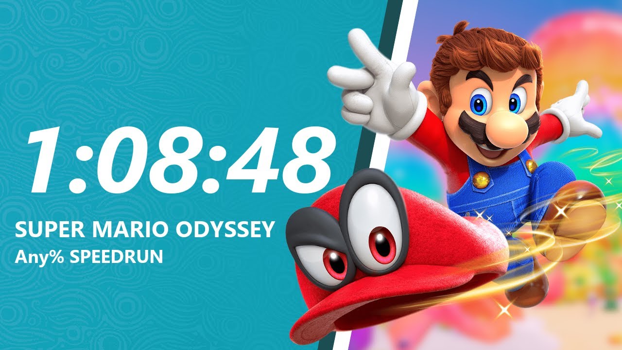 Any% in 01:36:36 by smthngwickd - Super Mario Odyssey - Speedrun