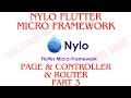 Part 3 - Nylo Flutter framework page & controller & Router Hindi Tutorial Video | Flutter Video 2024