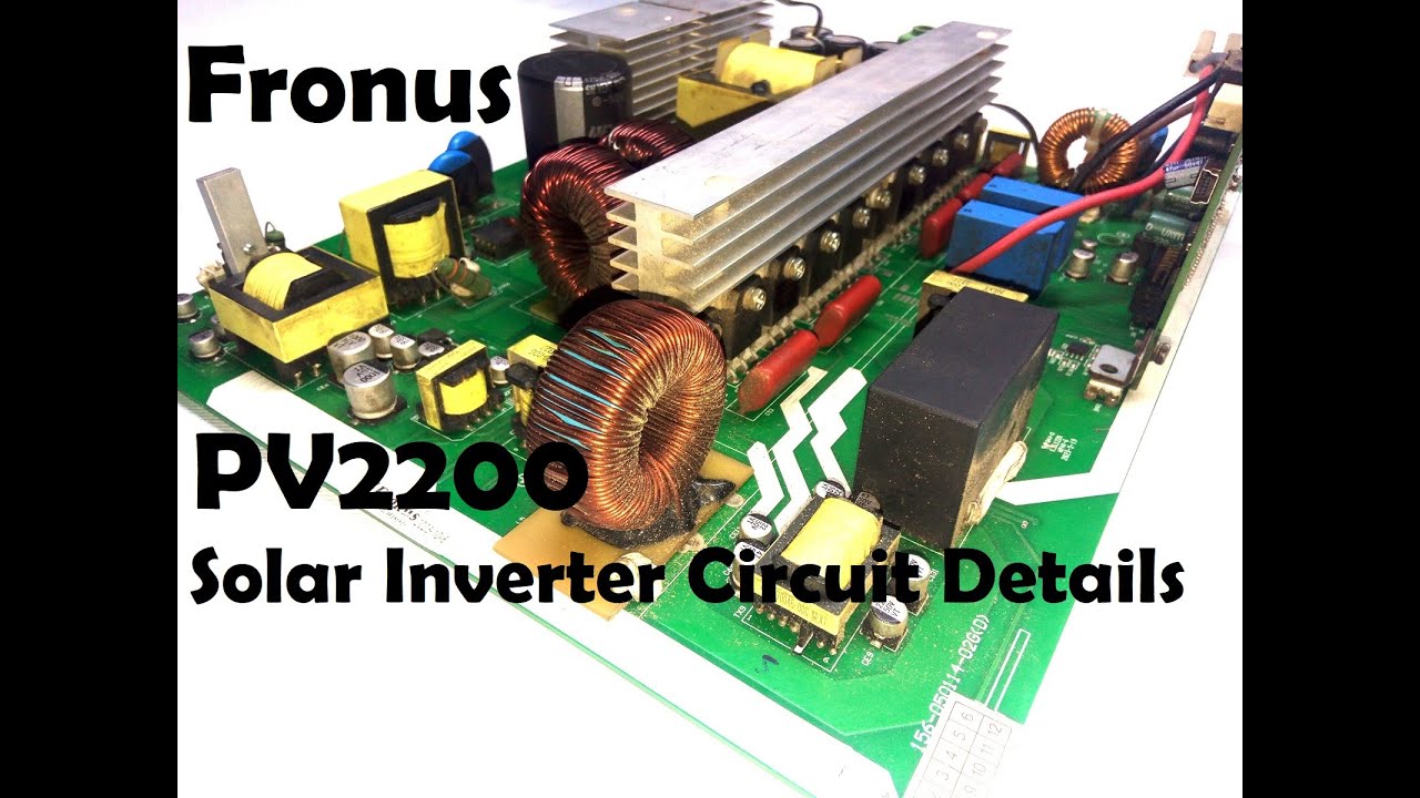 Fronus PV2200 Complete Circuit Board Details | Solar Inverter | V#115.