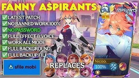 Fanny Aspirants Skin Script No Password | Full Effect & Voice | Latest Patch