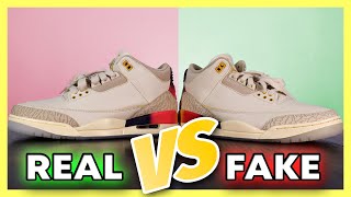 Jordan 3 J Balvin Original vs Fake ¿Cuales son las diferencias?