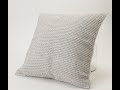 オーガニックコットンと麻の混紡ワッフルクッションカバー45*45