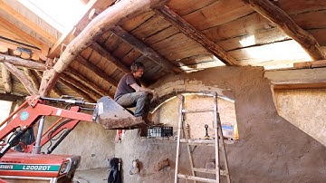 Off Grid Earthbag Workshop Part 74 Cob Plaster