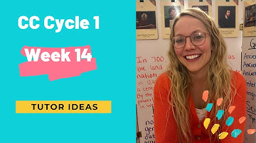CC Cycle 1 Week 14 Tutor Ideas