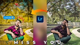 Miss You photo editing || Sad Photo Editing Tutorial || Miss You Sad Editing || Broken Photo Editing screenshot 4