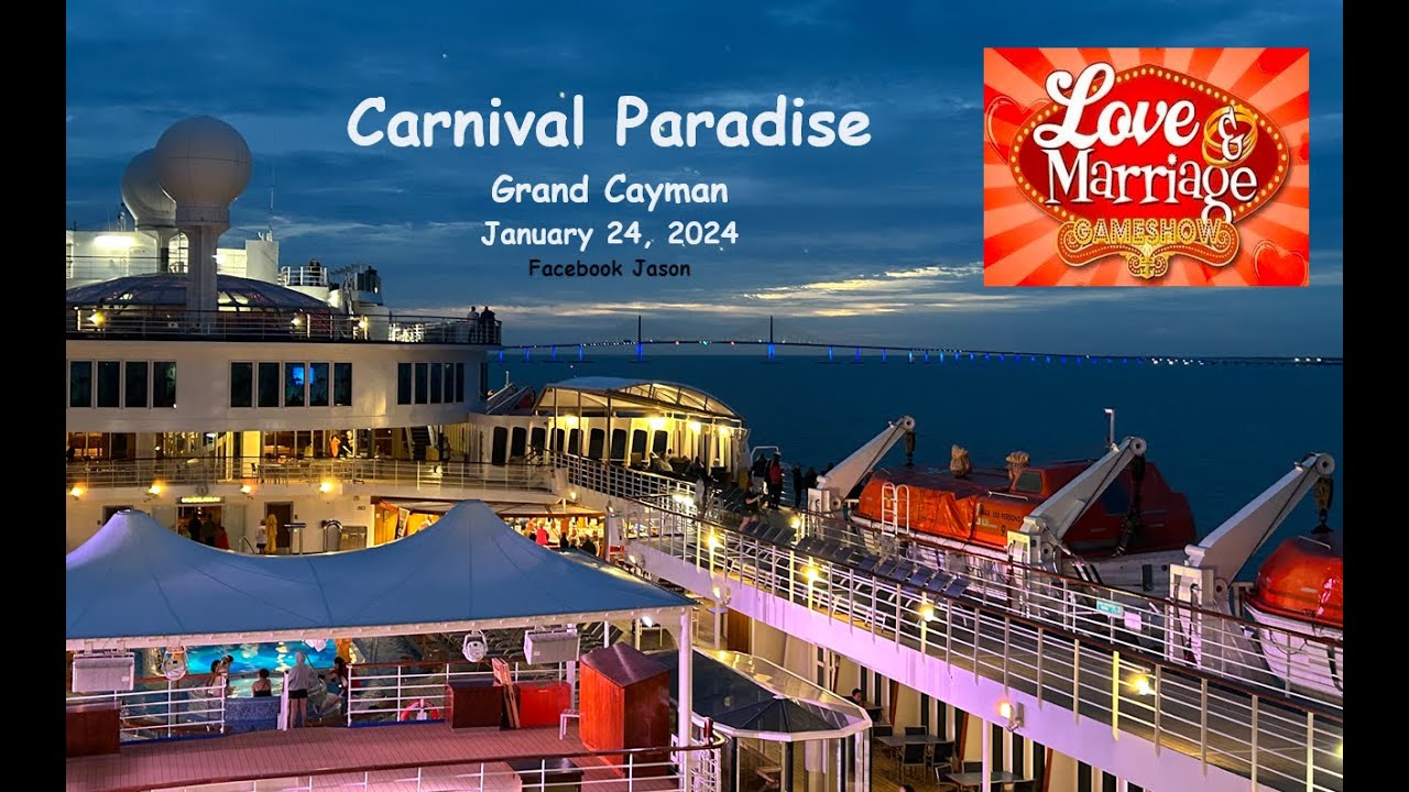 Carnival Paradise Grand Cayman January 24, 2024