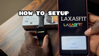 How To SetUp Laxasfit Smartwatch App | How to connect your smartwatch to laxasfit App #laxasfit 