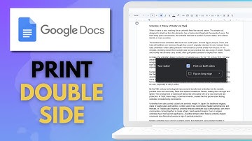 How To Print Double Sided On Google Docs