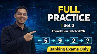 Full Set Practice Part 2 🔥 | Mixed Reasoning Sets |  Foundation Batch 2026 l Preadda 