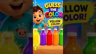 Guess The Color Challenge For Kids 🌈 | Learn Colors With Fun Bottles English learning