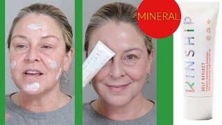 Kinship Self Reflect Probiotic Mineral Sunscreen SPF 32 - Try On & Review for Dry or Mature Skin screenshot 5