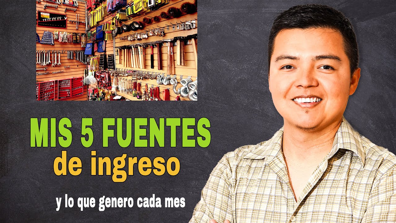 Tengo 5 fuentes de ingreso pero sigo trabajando 💵