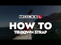 Ref:KphReSuOmMQ How to use the mocke tie down straps to tie down tyour kayak or surfski