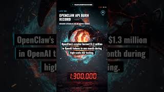 💰 OPENCLAW'S $1.3M API BURN!