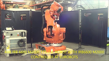 ROBOT ABB IRB 6600 M2000 175- 2.8 con controller IRB6600 M2000 in EUROBOTS