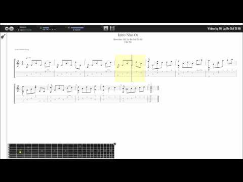 Video Intro Nhỏ Ơi - Quang Nhật (tab guitar) - youtube