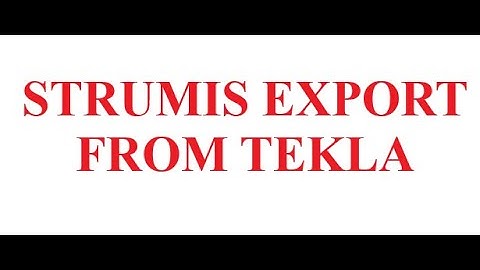 Strumis Export