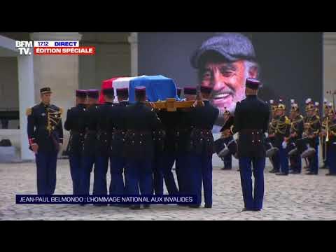Jean Paul Belmondo Funeral 💔 The Most Emotional Reacts by People - YouTube