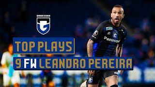 TOP PLAYS】 蒼黒の大砲!! FW9レアンドロペレイラ選手 - YouTube