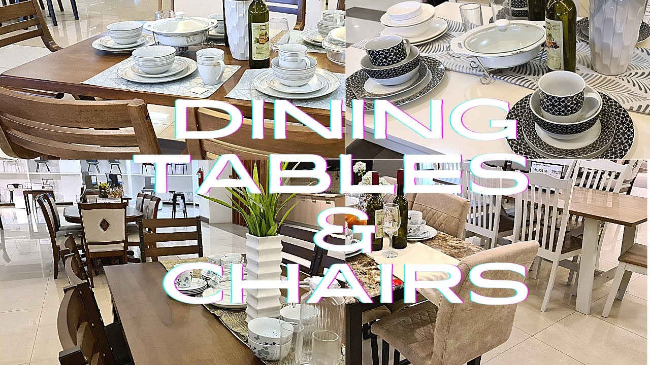 Dining tables and chairs YouTube