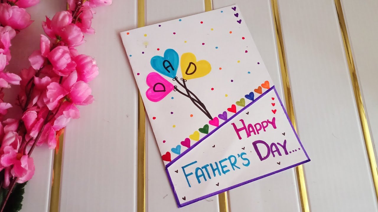 Easy & beautiful Father's day greeting card | Father's day gift| Happy fathers day card|Gift ideas