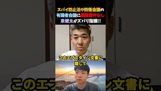 【驚愕】政府の有識者会議に国籍要件なしという衝撃的な事実を泉健太が暴露!  #泉健太  #エプスタイン文書