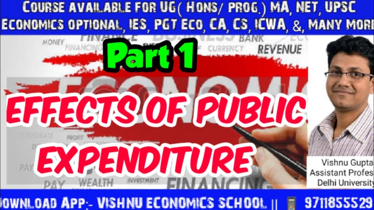 Effects Of Public Expenditure Part 1 YouTube