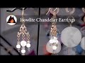 Create Quick and Easy Howlite Chandelier DIY Earrings