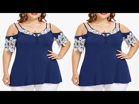 Elegantes Blusas Para Gorditas moda 2023/Plus size fashion/Distintas Blusas grandesy en Moda 2023 - YouTube