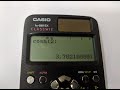 How to calculate cosh sinh tanh on casio fx991ex calculator