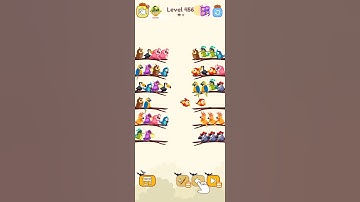 bird sort color game level 456 #games #birdsortcolor #gameartdesign #gamedesign #gameconcept #gamear
