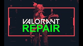 how to repair the valorant if it not updating | how to repair valorant client game files