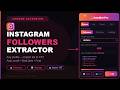 How to Extract All Instagram Followers from Any Profile with InstaBot PRO