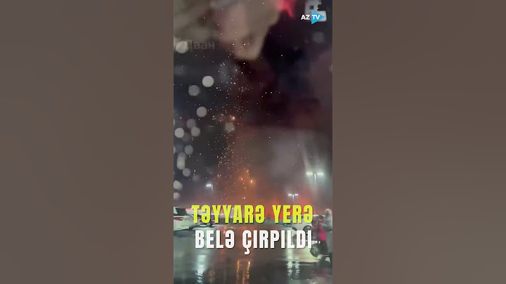 ABŞ-də baş verən təyyarə qəzasının ANBAAN GÖRÜNTÜLƏRİ