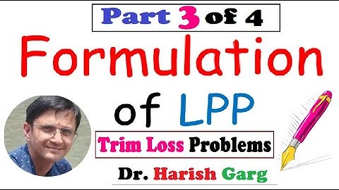 Formulation of LPP - Part 3