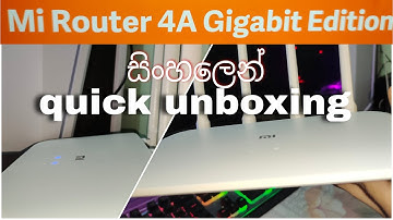 Xiaomi Mi Router 4A Gigabit Version | Quick unboxing