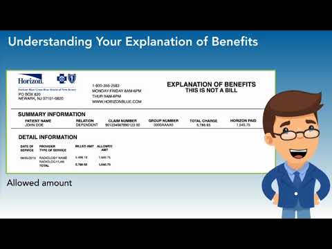 Understanding your EOB