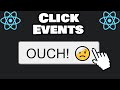 Learn react click events 