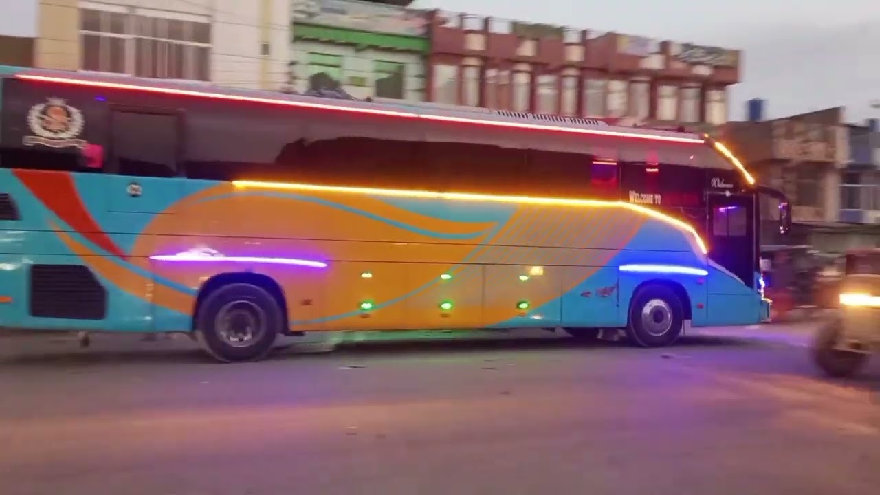 New Buses Video|Daewoo Higer Falcon Nova|Pakistan Buses پاکستان خوبصورت بسیں