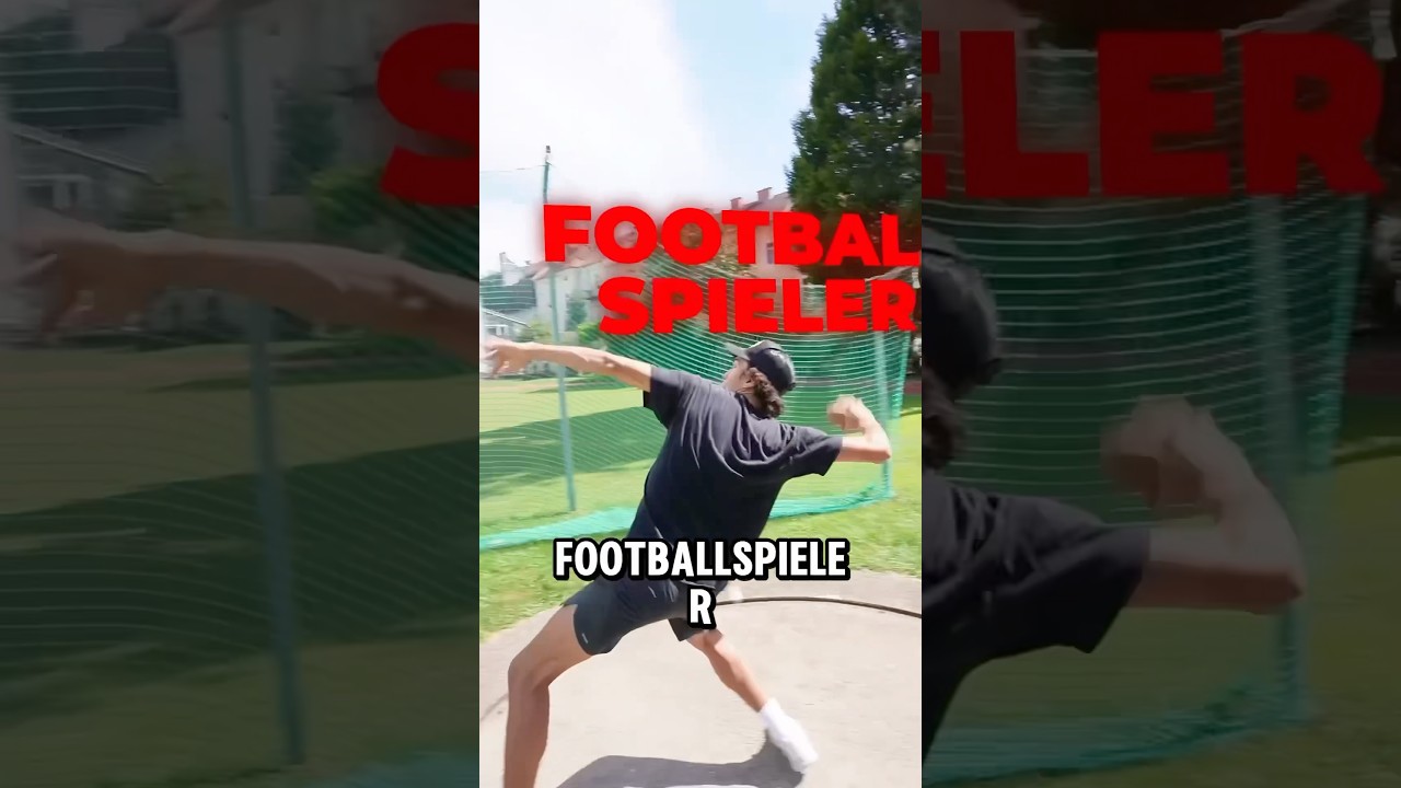 PUMPER VS. FOOTBALL SPIELER - Wer kann weiter werfen?🏈