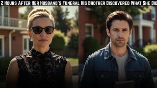 2 Hours After Her Husband's Funeral, His Brother Discovered What She Did| True Crime Documentary|