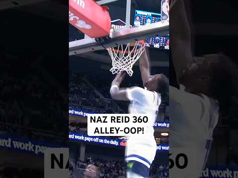 Naz Reid got UP for this alley-oop!