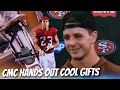 49ers Christian McCaffrey got the entire 49ers offense awesome gift &amp; helps out Brock Purdy too 😂