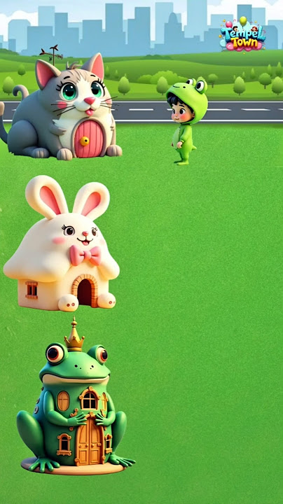Which is the frog boy's house? #cartoon #animation #shorts #usa