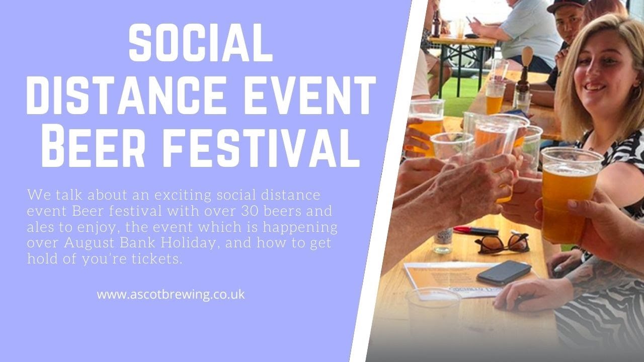 Social distance event Beer festival Camberley