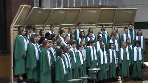 Illiana A Cappella Choir "How Can I Keep From Singing?" - Jeffrey Honore