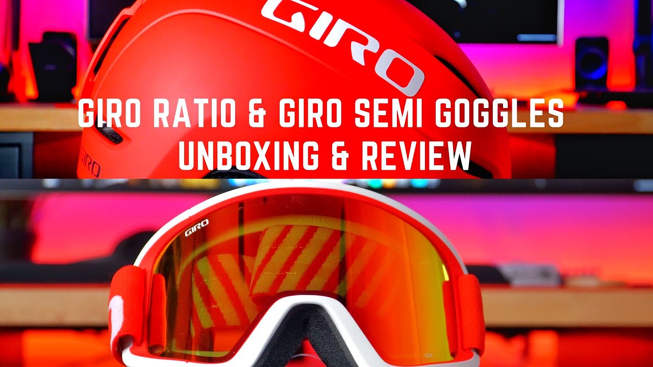 Review of the Giro Ratio Helmet & Giro Semi Goggles - YouTube
