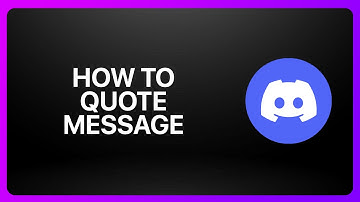 How To Quote Message In Discord 2025! Tutorial