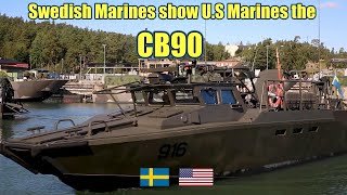 Swedish Marine Combat Boat 90 Demonstration  U.S. Marines, Berga Naval Base