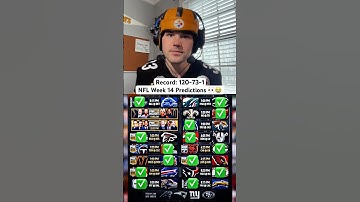 NFL Week 14 Predictions 👀😭 #shorts